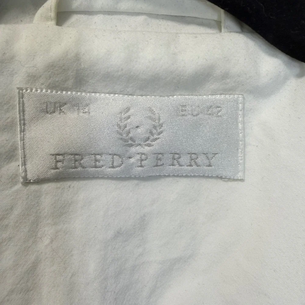 Fred Perry Sportswear Vintage White Full Zip Track Jacket H2192/964 Mens UK 14